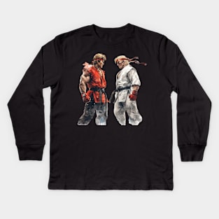 The fighters Kids Long Sleeve T-Shirt